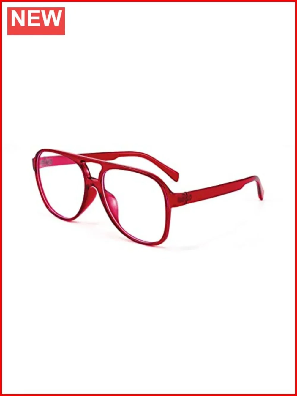 70s Aviator Blue Light Blocking Glasses Oversized Square Computer Glasses